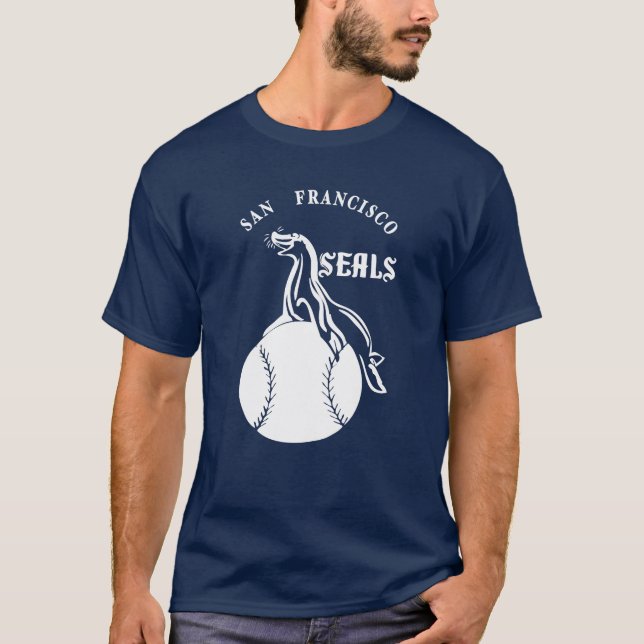 T-SHIRT JOINT VINTAGE DE BASE-BALL (Devant)