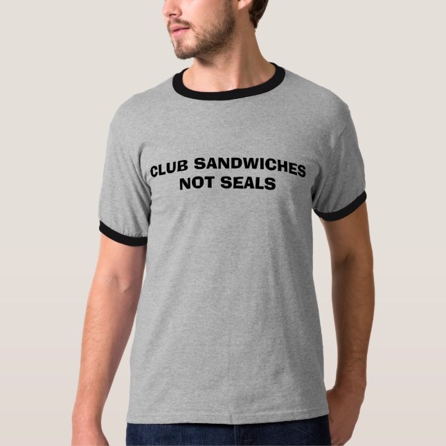 T-SHIRT JOINTS DE SANDWICHS À CLUB PAS (Devant)