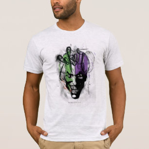 T-shirt Joker Neon Airbrush Portrait