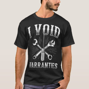 T-shirt Jokes Handyman Design Quote I Void dinosaur pirate