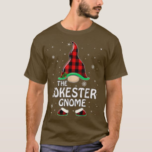 T-shirt Jokester Gnome Buffalo Plaid Matching Family Chris
