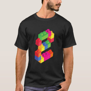 T-shirt Joli 2e bloc Enfants de 2 ans Blocs Bi