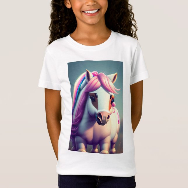 T-Shirt Joli 3d Spirit Pony 2 (Devant)