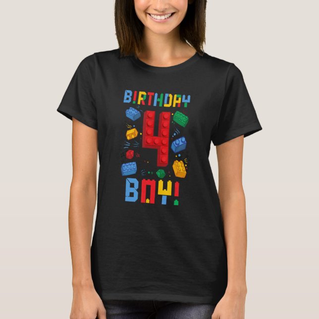 T-shirt Joli 4e anniversaire 4 ans Bâtiment de l'édifice a (Devant)
