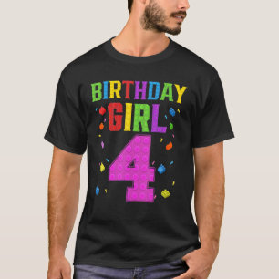 T-shirt Joli 4e anniversaire 4 ans Bâtiment Gir