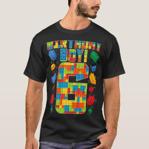 T-shirt Joli 6e anniversaire 6 ans Bâtiment Boys