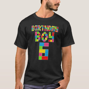 T-shirt Joli 6e anniversaire 6 ans Bâtiment Boys