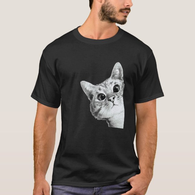 T-shirt Joli Adorable Chat Chaton (Devant)