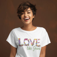 Joli Amour Coloré Comme Jésus chrétien