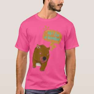 T-shirt Joli animal australien Animal de zoo Outback Salut