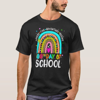 T-shirt Joli Arc-en-ciel 100e Jour D'école Enseignant 100