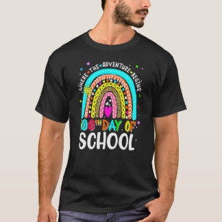 T-shirt Joli Arc-en-ciel 100e Jour D'école Enseignant 100