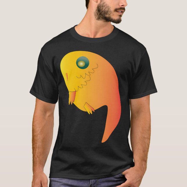 T-shirt Joli Art de Petit Poisson (Devant)