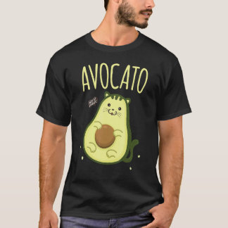 T-shirt Joli Avocato Chat Avocat