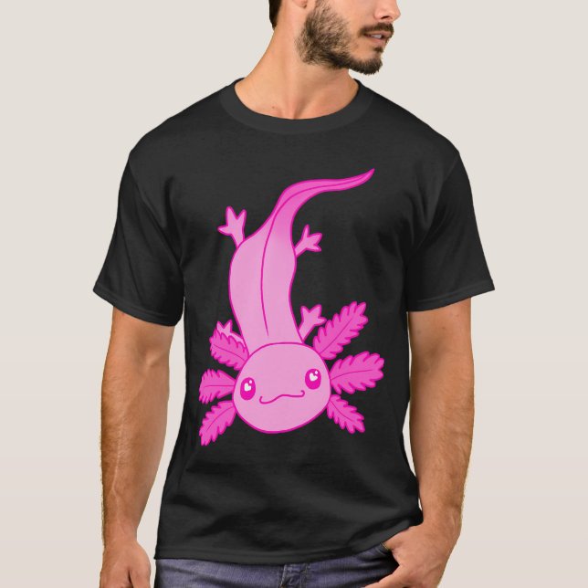 T-shirt Joli axolotl rose (Devant)