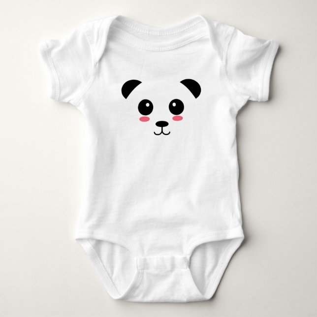 T-shirt Joli base-ball T de panda (Devant)