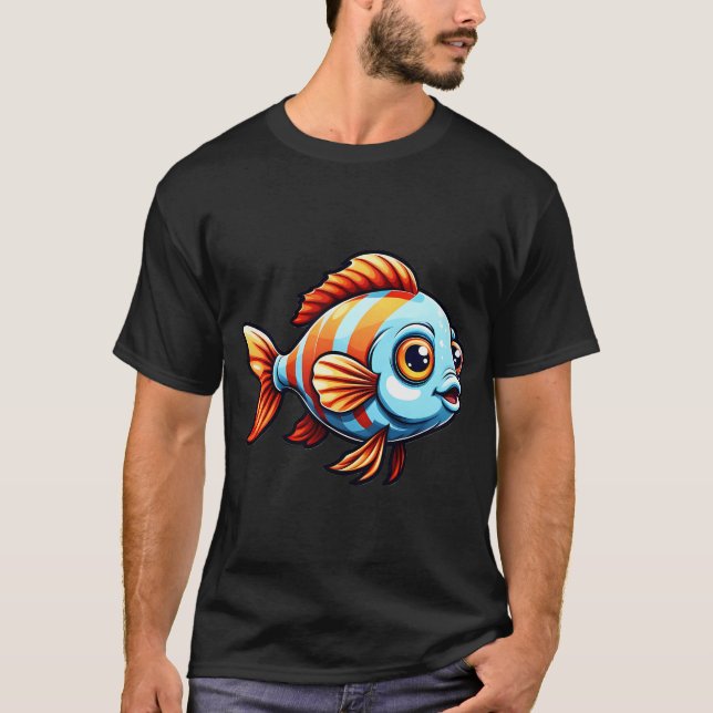 T-shirt Joli bébé poisson (Devant)