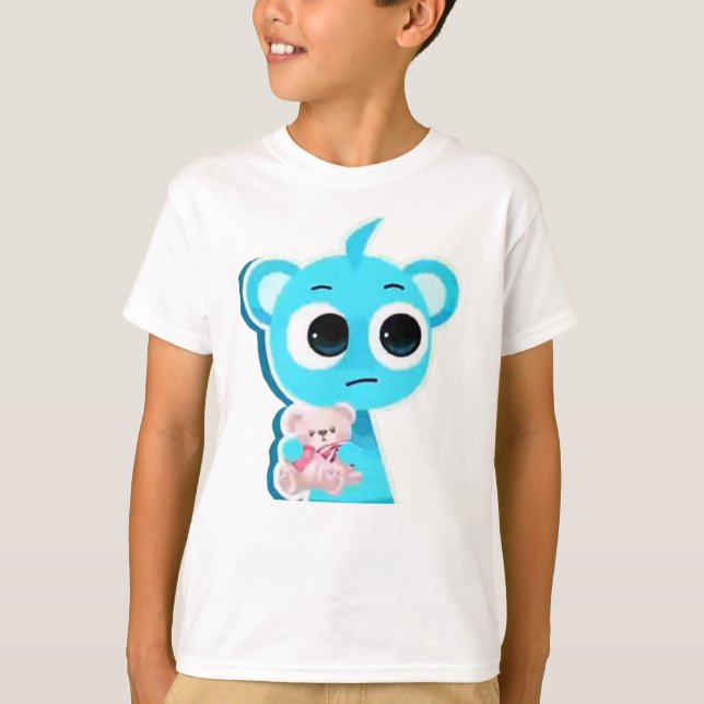 T-shirt Joli Bleu Ciel de Sprunki (Devant)