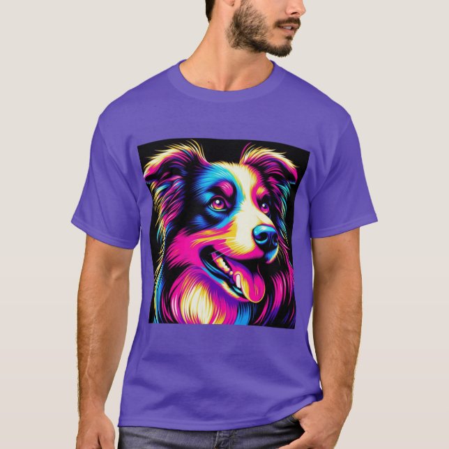 T-shirt joli border callie rétro (Devant)