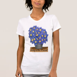 T-shirt Joli bouquet de fleurs violettes