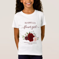 Joli Cadeau de Demoiselle d'Honneur Fleurs Roses B