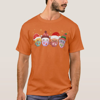 T-shirt Joli café de Noël cadeau de Noël rétro