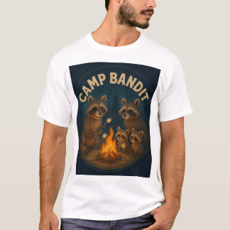T-shirt Joli camping Racoons.