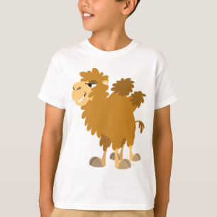T-shirt Joli Caricature Camel à deux branches Enfants T-sh