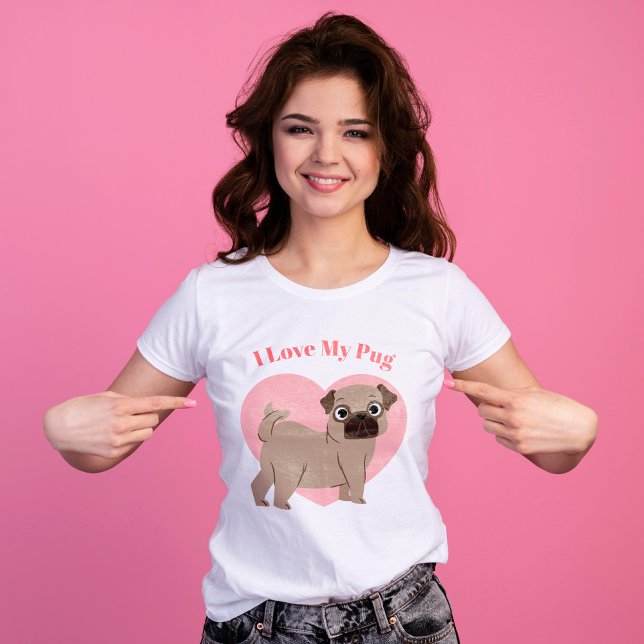 T-shirt Joli Carlin Chiot "I Love My Carlin" (Créateur téléchargé)