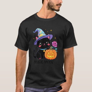 T-shirt Joli chapeau de sorcière de chat noir Halloween Ci