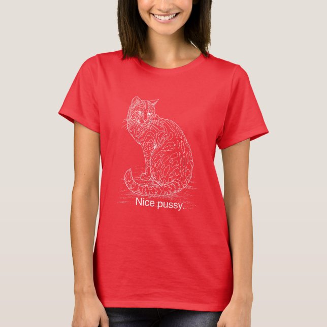 T-SHIRT JOLI CHAT (Devant)