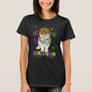 T-shirt Joli Chat de Mardi Gras Exotic Shorthair Masque Pe