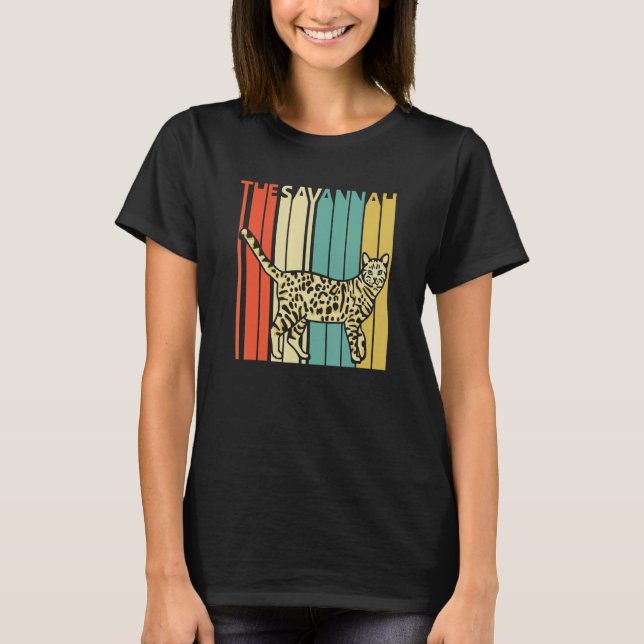 T-shirt Joli chat de Savannah (Devant)