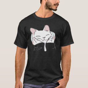 T-shirt Joli chat drôle Mignon chat câlin pour chat
