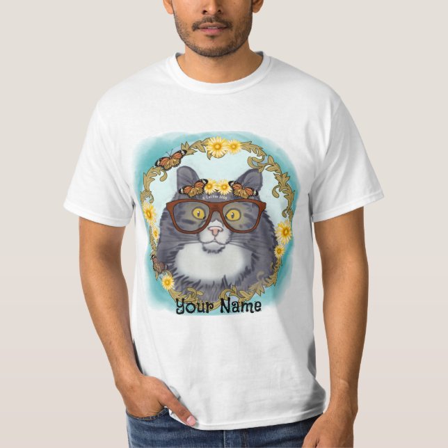 T-shirt Joli chat Floof  (Devant)