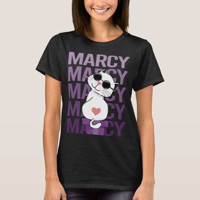 T-shirt Joli Chat - Marcy Nom (Devant)