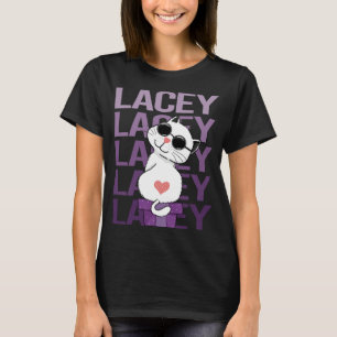 T-shirt Joli Chat - Nom Lacey