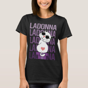 T-shirt Joli Chat - Nom Ladonna