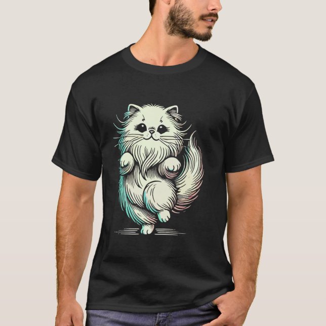T-shirt Joli chat persan (Devant)