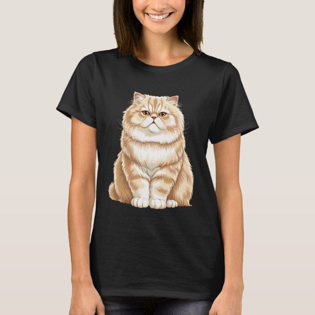 T-shirt Joli chat persan (Devant)