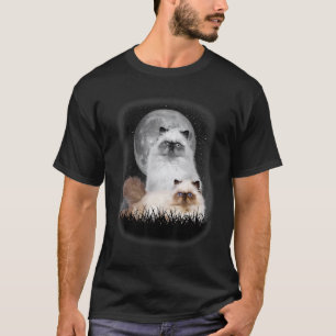 T-shirt joli chat persan avec animal de compagnie chat per