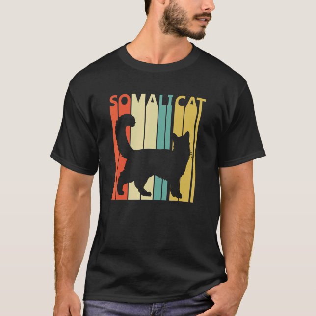 T-shirt Joli chat somalien (Devant)