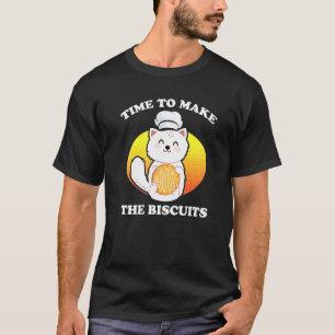T-shirt Joli Chat Temps De Faire Les Biscuits Univers Des