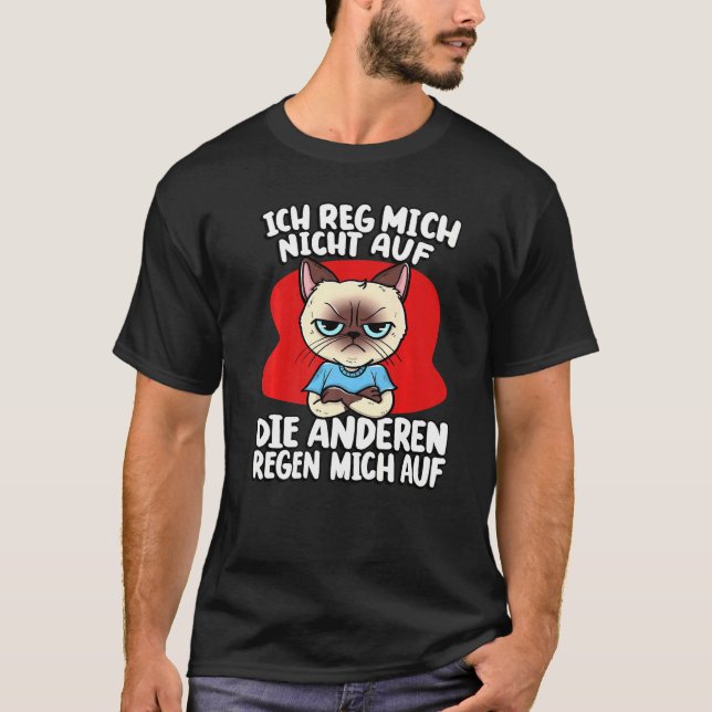 T-shirt Joli Chat Vilain  Propriétaire de Chat (Devant)