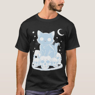 T-shirt Joli chaton Halloween Chat gothique Esthétique Ess