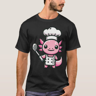 T-shirt Joli Chef Axolotl