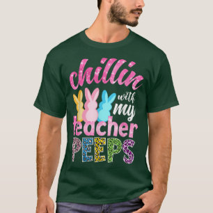 T-shirt Joli Chillin Avec Mes Étudiants Jour de Pâques Thé