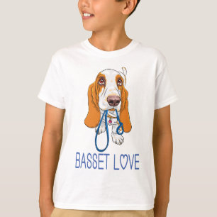 T-shirt Joli chiot Amoureux des chiens Dessin Dessin Dessi