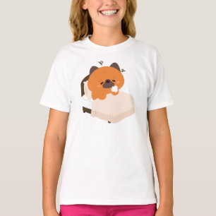 T-shirt Joli chiot berger allemand fatigué