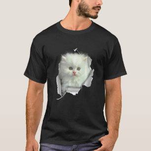 T-shirt Joli chiot visage de chat persan chat persan